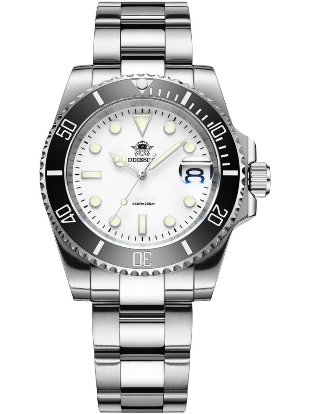 Men's 41mm Dive Watch - Quartz, 200m Waterproof, Easy Read Dial, Luminous Analog